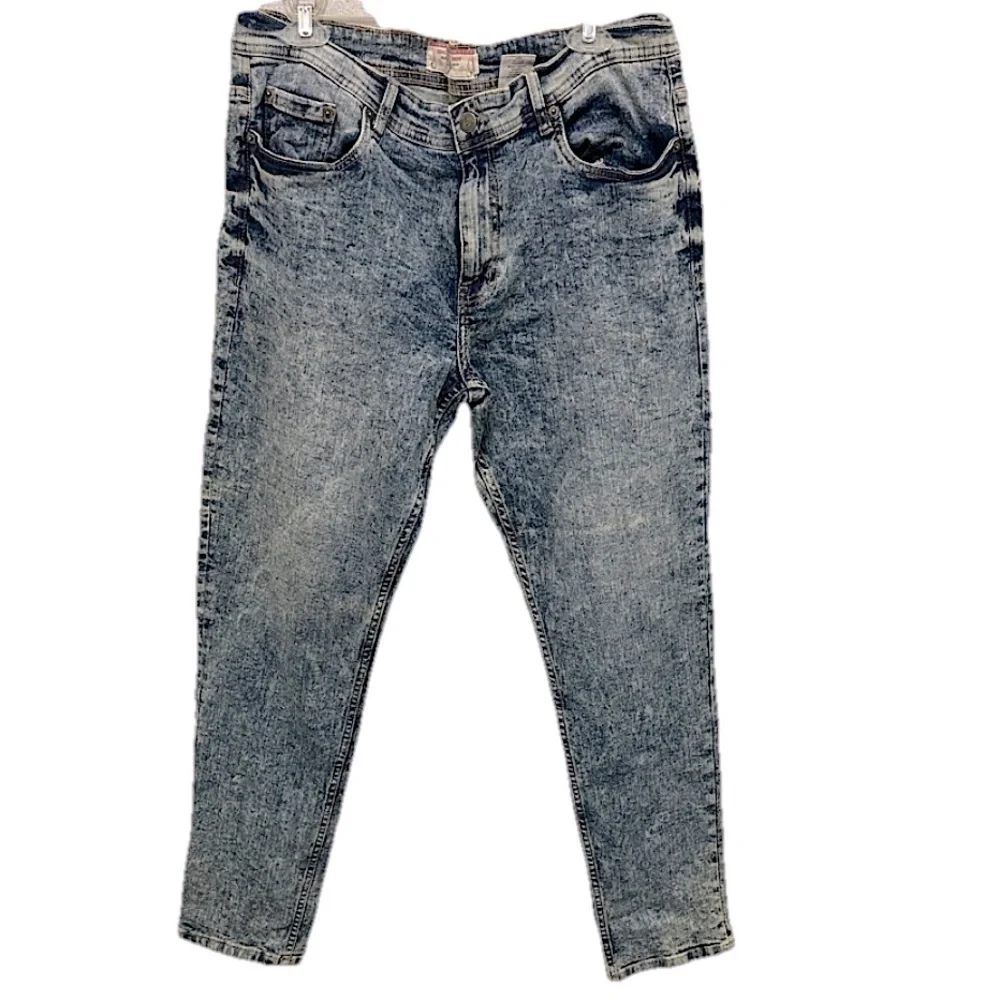 Akademik Mens Vintage 90s Acid Wash Straight Leg‎ Jean Size 34 x 30 Y2K Street